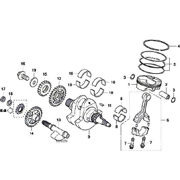 13310-NX7-010 ホンダレーシング HRC クランクシャフトCOMP HD店