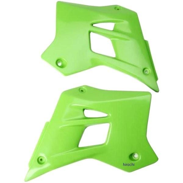 【USA在庫あり】 1403-2016 ユーフォープラスト UFO PLAST ラジエーターカバー 17年-18年 KX250F 緑 HD店