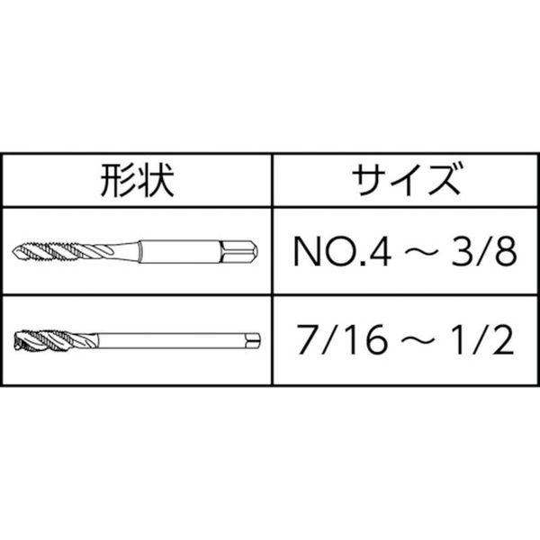 【メーカー在庫あり】 149235 DC DC SWISS スパイラルタップ SA350-3 UNF(J)1/4-28 HD店の画像