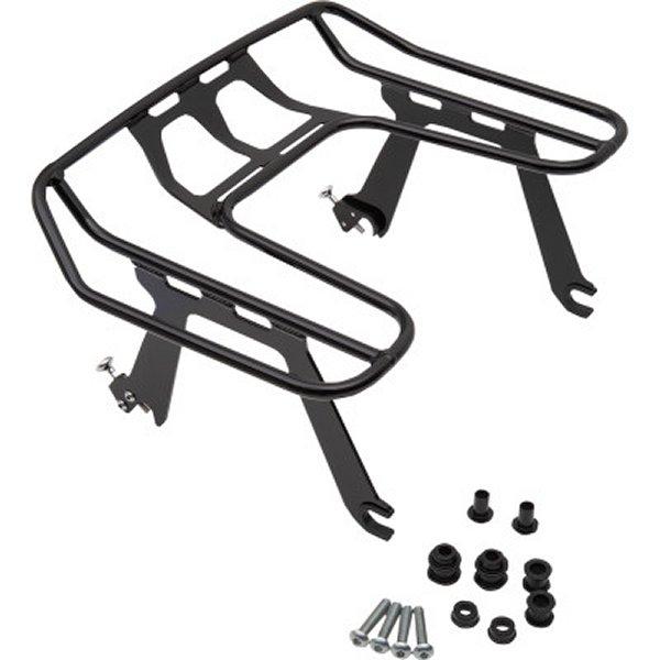【USA棚卸し資産あり】 1510-0484 コブラ COBRA ラゲッジラック Big Ass ソロ FLFB 黒 固定ディスク店 バイク-その他バイクパーツ、アクセサリー用品