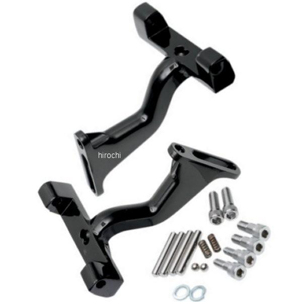 【USA在庫あり】 1621-0395 DRAG パッセンジャーフットボード 高位置マウントプラケット 黒 50789-99B HD店