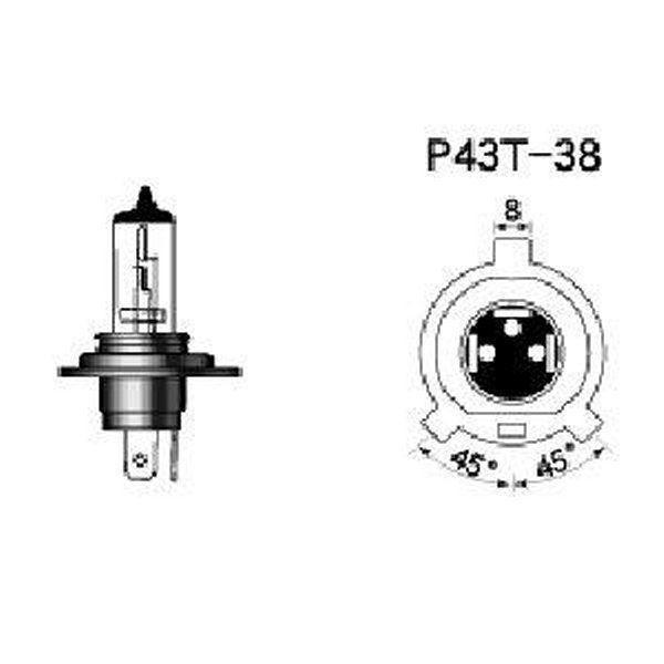 【メーカー在庫あり】 16HC M&H マツシマ ヘッドライトバルブH4 12V60/55W(クリアー) HD店 | 
