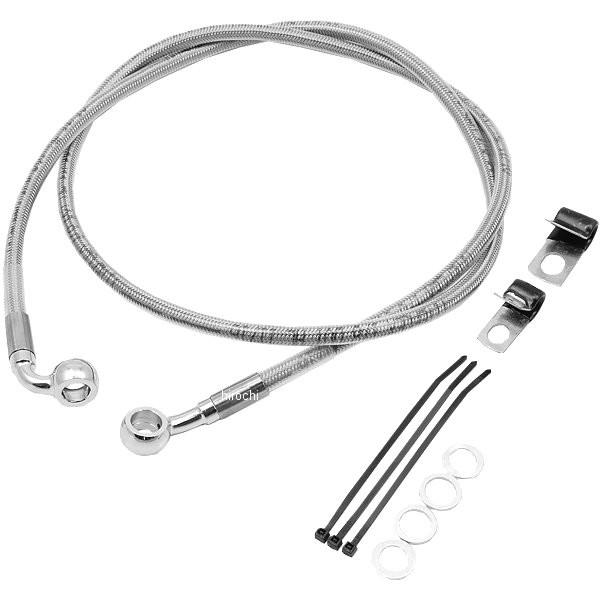 【USA在庫あり】 1741-2676 DRAG フロント ブレーキライン ステンレス 88年-03年 XL +4インチ(46インチ) HD店