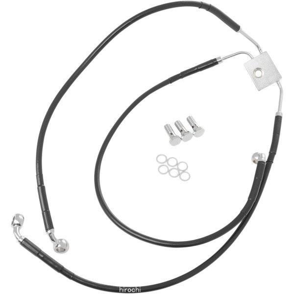 1741-3824 DRAG フロント ブレーキライン 黒ステンレス 12年以降 FXDF ABS付 アッパー/ロアー +2インチ HD店