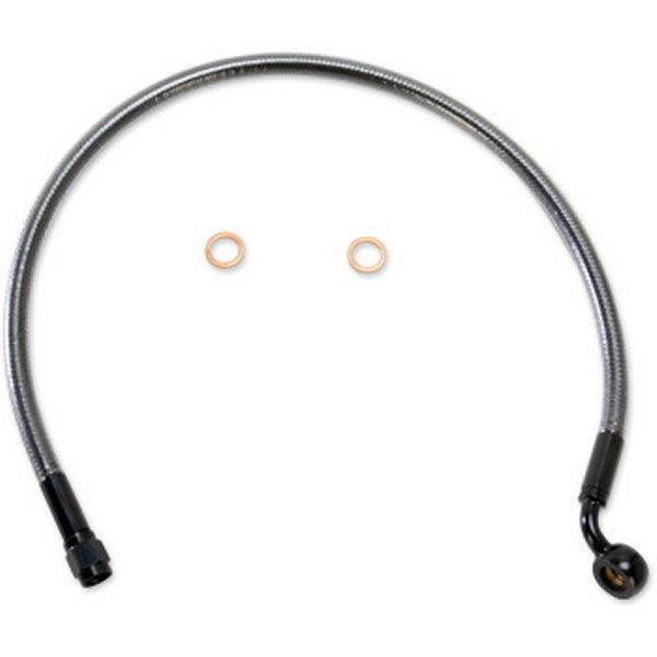 【USA在庫あり】 1741-4069 マグナム MAGNUM フロント ブレーキライン 10mm/35°アッパー 20インチ(508mm) 黒 HD店
