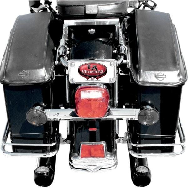 Harley Davidson - 【USA棚卸し資産あり】 1801-0543 バッサニ Bassani 4in スリップオンマフラー QuikChange 95年-16年 黒 固定ディスク店