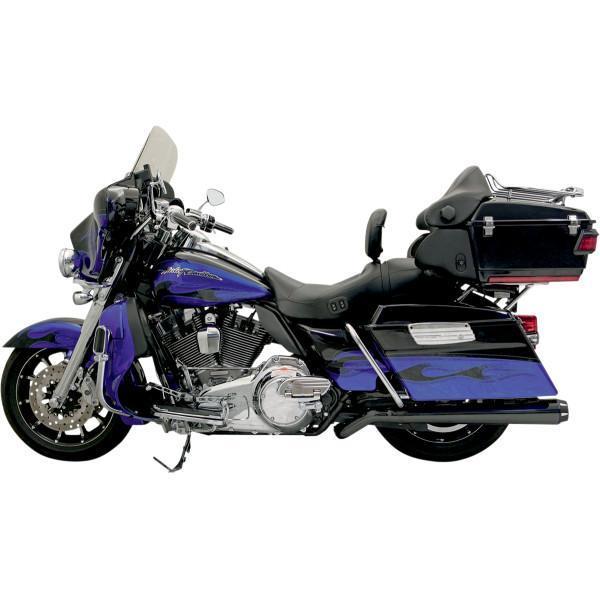 Harley Davidson - 【USA棚卸し資産あり】 1801-0549 バッサニ Bassani 擬似えり巻き 左方 09年-16年 FLH 黒 1800-1283用 固定ディスク店 フルエキゾースト-バイク
