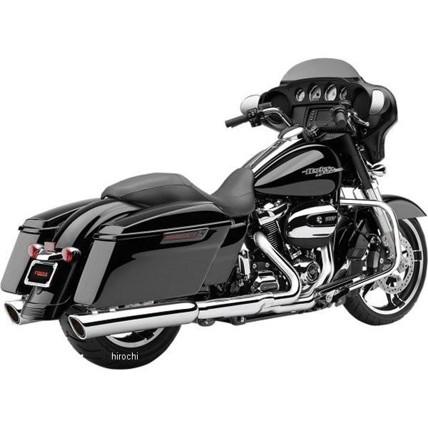 【USA在庫あり】 1801-1047 コブラ COBRA 4インチ スリップオンマフラー 909 Twin 17年以降 クローム HD店