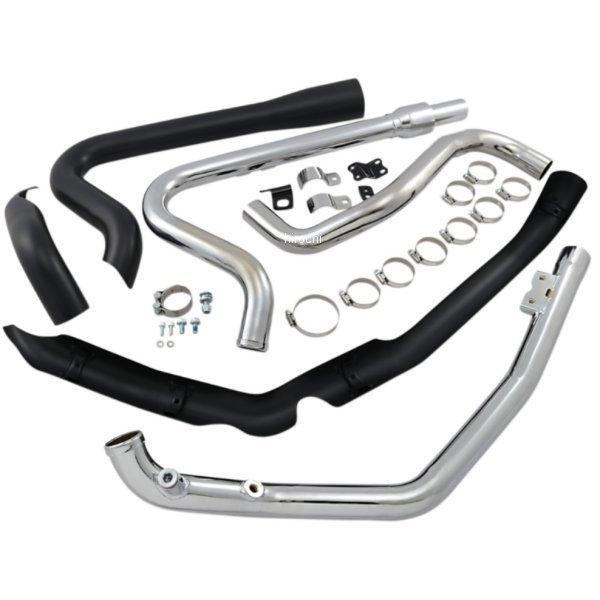 【USA在庫あり】 1802-0393 コブラ COBRA ヘッダーパイプ Powerport 17年以降 True dual/黒シールド付 HD店