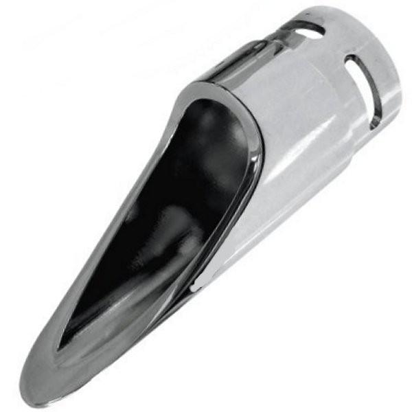 1812-0170 バロン BARON エキゾーストチップ スカラップ 2.25インチ 99年-09年 ヤマハ クローム 1個入り HD店