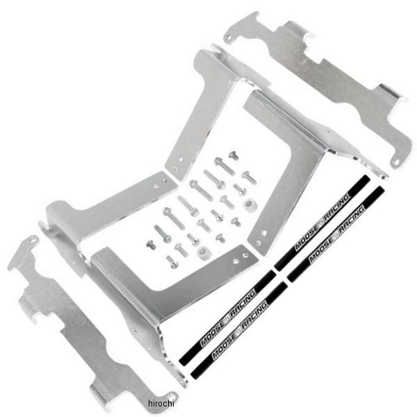 Harley Davidson - 【USA棚卸し資産あり】 1901-0142 ムースレーシング MOOSE RACING ラジエーターブレース 04年-09年 CRF250R 軽銀 固定ディスク店 車、バイク、自転車-ラジエーター