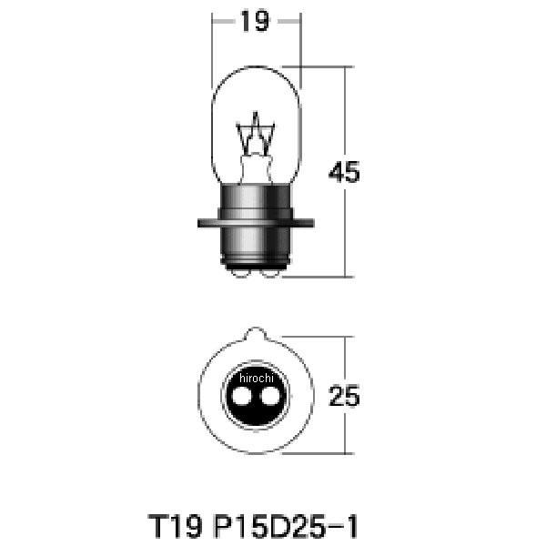 【即納】 1P2017 M&H マツシマ ヘッドライト用白熱電球 12V18/18W (クリアー) PH7 HD店 | YAMAHA | 02