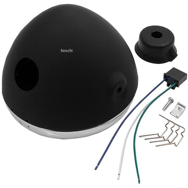 【USA在庫あり】 2001-0824 エムゴ EMGO ヘッドライト 7インチ ハウジングのみ ルーカス 黒 HD店 | Harley Davidson | 01