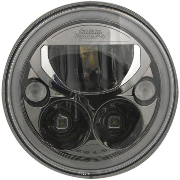 【USA在庫あり】 2001-1262 カスタムダイナミクス LED ヘッドライト 7インチ TruBEAM H4 5800K Hi/Low 黒 HD店