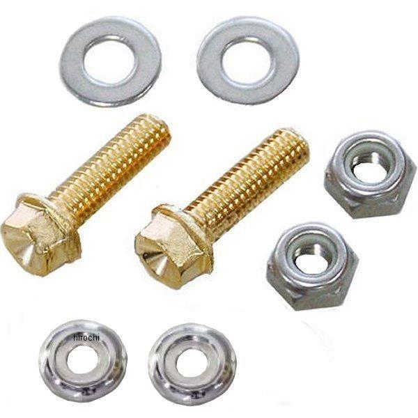 200678 ポッシュ POSH 軽量ヘッド スモールフランジ六角ボルト/ナットセット 汎用 24Kメッキ M6x20 24Kメッキ HD店 | 