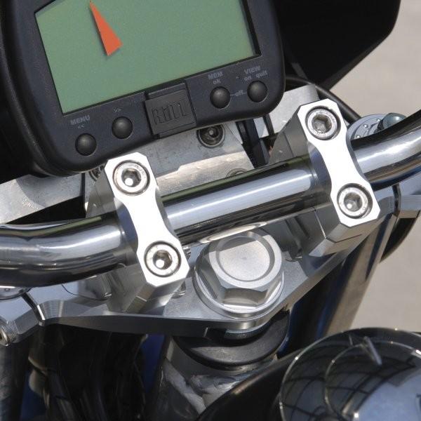201080-03 シフトアップ ビレットトップブリッジ/クランプセット シルバー XR50/100 HD店
