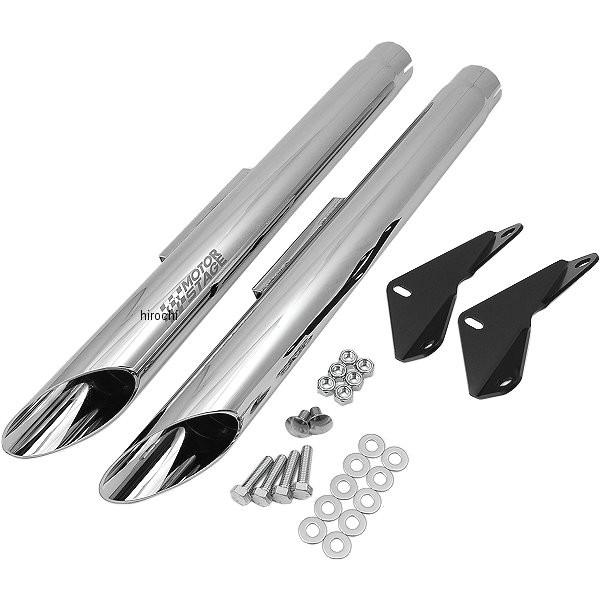 モーターステージ製ブラスドラッグクロームマフラー モーターステージ製ブラスドラッグクロームマフラー