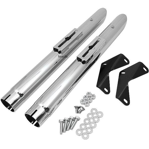 2014004 モーターステージ スリップオンマフラー ブラスドラッグ 14年以降 XL クローム HD店 | モーターステージ | 01