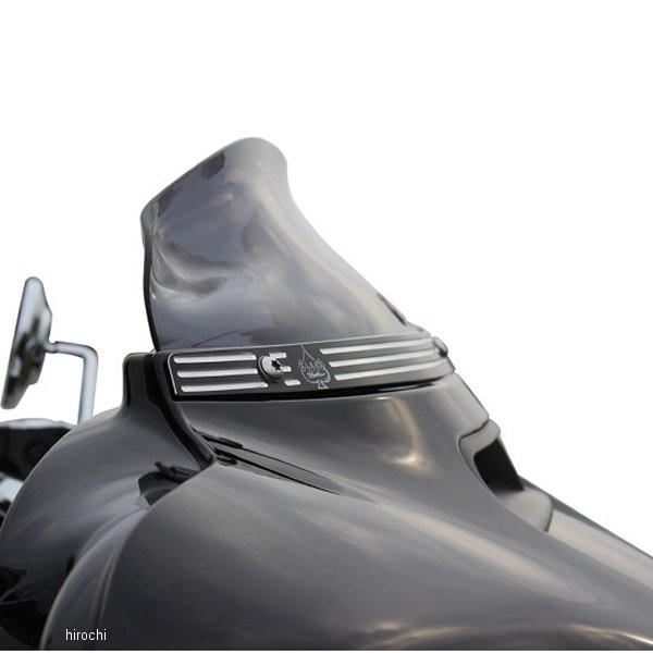 【USA在庫あり】 2310-0673 クロックワークス Klock Werks ウインドシールド 4インチ 14年以降 FLH スモーク HD店