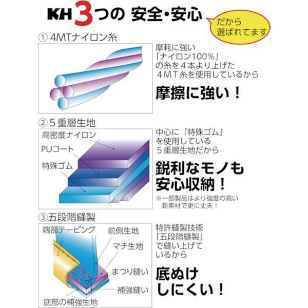 【メーカー在庫あり】 24206 (株)基陽 KH 超高密度シリーズ ネイルバッグ B型 HD｜hirochi2｜02