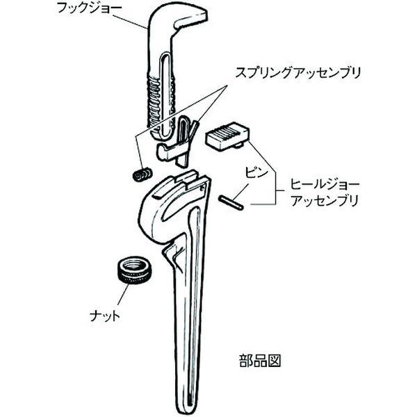 【メーカー在庫あり】 31770 Ridge RIDGID 60インチ用レンチパーツ フックジョー HD店_5