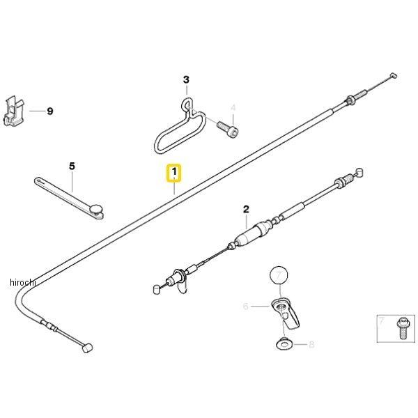 32737700908 BMW純正 アクセル ケーブル HD店
