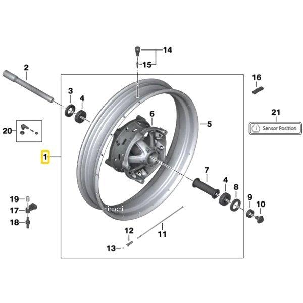 36318528530 BMW純正 クロススポークホイール 黒 フロント HD店