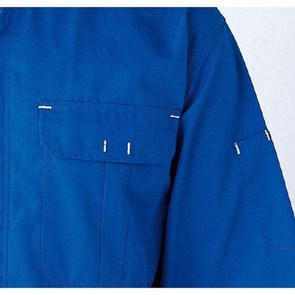 【メーカー在庫あり】 3750-MB-L 3750002L  山田辰(株) AUTO−BI つなぎ服3750-002マリンブルー-L HD店の画像