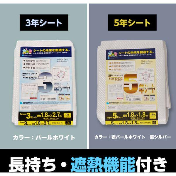 【VIPセール】【メーカー在庫あり】 3NST3654 萩原工業(株) 萩原 ターピー 3年シート 3.6mX5.4m ホワイト HD店