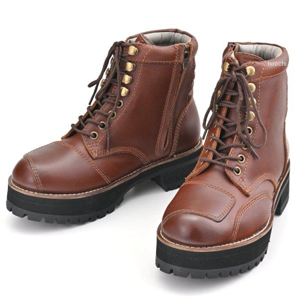 【メーカー在庫あり】 41436 デイトナ DS-001+ ダービーライドブーツ 厚底 レディース ブラウン 25.0cm HD店 | DAYTONA（バイク用品）