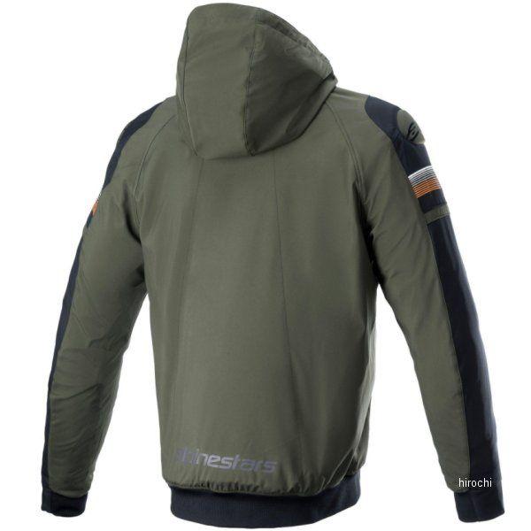 4200520-BK-FOR 4200520 アルパインスターズ 秋冬モデル ジャケット SEKTOR V2 TECH HOODIE フォレストブラック/蛍光オレンジ HD店｜hirochi2｜02