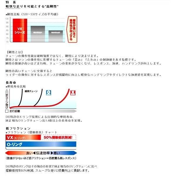 公式激安通販にて購入 428VX-154L-SV-ZJ 4525516379885 DID 大同工業 チェーン 428VX VXシリーズ Xリング シルバー 154L カシメ HD店