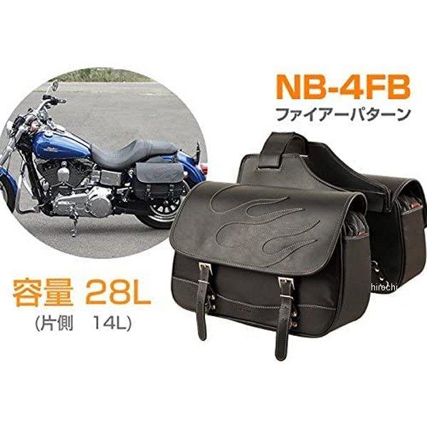 【メーカー在庫あり】 NB-4FB デグナー DEGNER ナイロンダブルサドルバッグ 黒 HD店_1