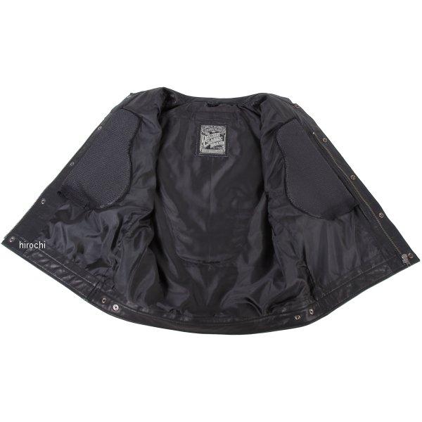 DEGNER（デグナー） 【メーカー在庫あり】 V-16 レザーベスト 黒 2XL