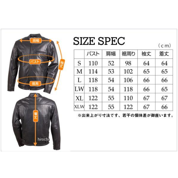 DEGNER 18WJ-5 デグナー ライダースレザージャケット 黒 XL