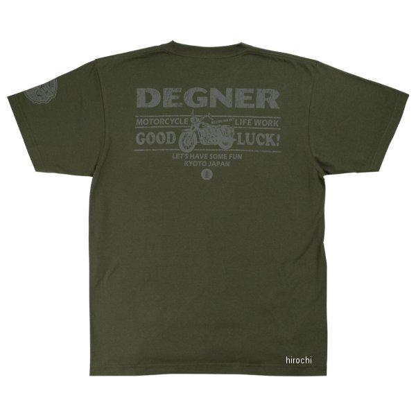 【メーカー在庫あり】 24TS-1 デグナー DEGNER 2024年春夏モデル コットンTシャツ カーキ XLサイズ HD店｜hirochi2｜02