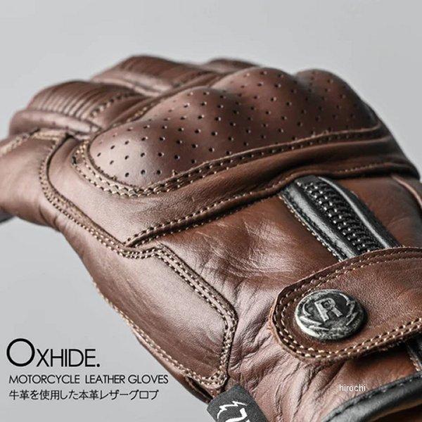 【メーカー在庫あり】 RLG2201 ライズ RIDEZ MOTO GLOVES DEFOE レザーグローブ ブラウン XLサイズ HD店の画像
