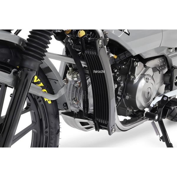 AC14041107B アクティブ ACTIVE ラウンドオイルクーラーキット #6 9-7R ホンダ CT125/JA65 23-25 ブラック HD店の画像