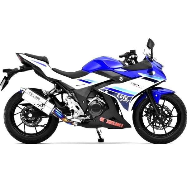 OVER RACING - 17-57-01 オーヴァー OVER スリップオンマフラー TT算式 GSX250R 盛りだくさんチタン 固定ディスク店 車、バイク、自転車-スリップオンマフラー