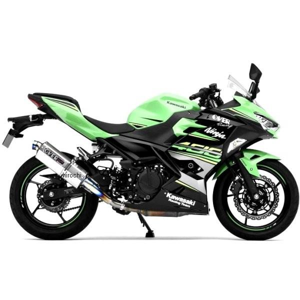 OVER RACING - 17-722-03 オーヴァー OVER スリップオンマフラー TT算式 18年 Ninja400 盛りだくさんチタン 固定ディスク店 マフラー-バイク-スリップオンマフラー