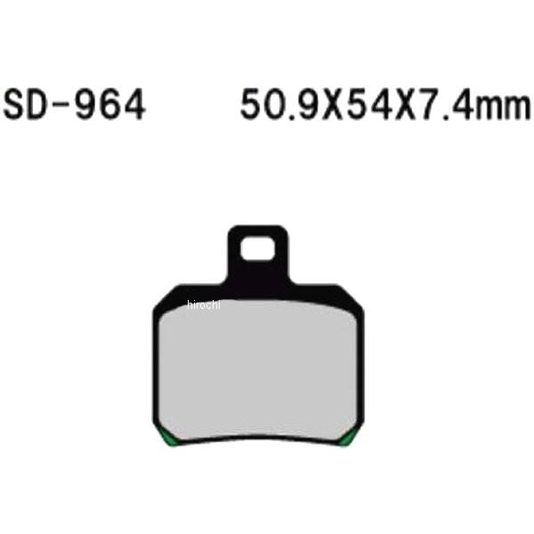 【メーカー在庫あり】 SD-964 ベスラ Vesrah ブレーキパッド レジン 97年-16年 ドゥカティ オーガニック フロント/リア