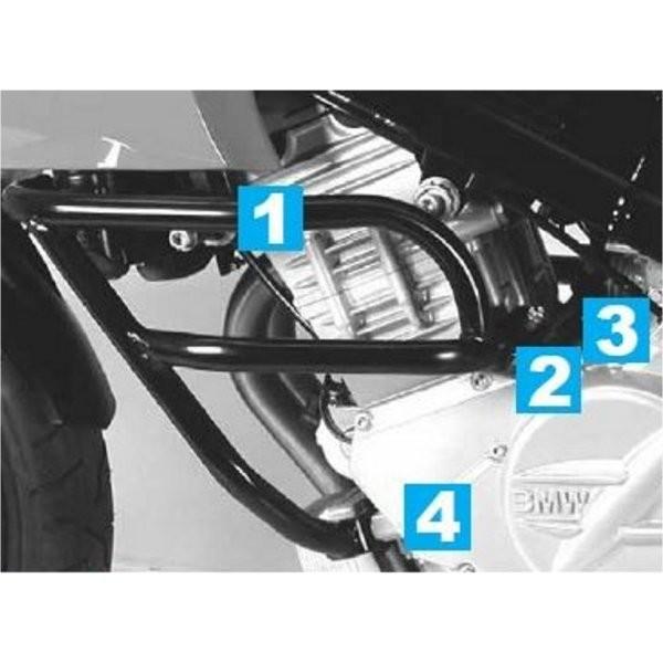 502920 00 09 ヘプコアンドベッカー HEPCO\u0026BECKER エンジンガード 06年-11年 F800S シルバー HD店