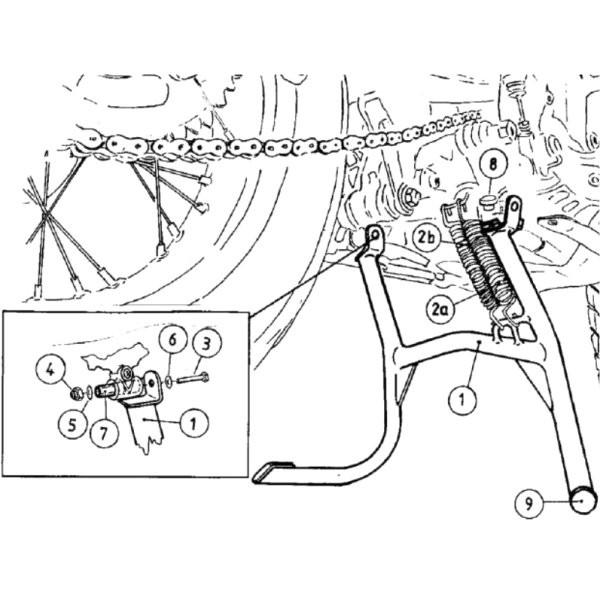 505628 00 01 ヘプコアンドベッカー HEPCO\u0026BECKER センタースタンド HD店
