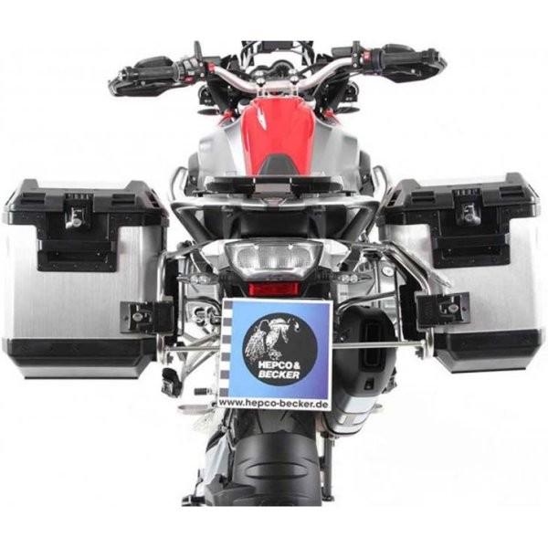 ヘプコ＆ベッカー - 651665 00 22-00-40 ヘプコアンドベッカー HEPCO\u0026BECKER 陣営球歴 ステンレス鋼 カットアウトセット 固定ディスク店 車、バイク、自転車-バイク-リアボックスキャリアセット