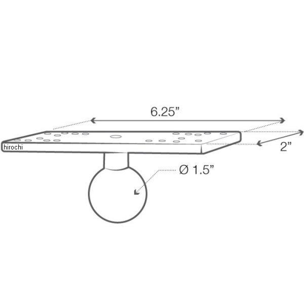 【メーカー在庫あり】 RAM-111BU ラムマウント RAM Mounts マリンエレクトロニクスベース 汎用 1.5インチボール HD店｜hirochi2｜04