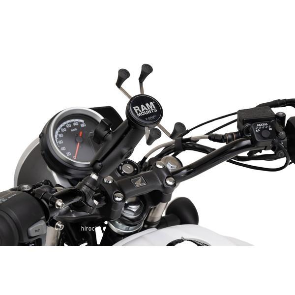 【メーカー在庫あり】 RAM-PL8 ラムマウント RAM MOUNT Xグリップ（S）＆PLOT防振クランプセット（標準アーム） 1インチボール HD店の画像