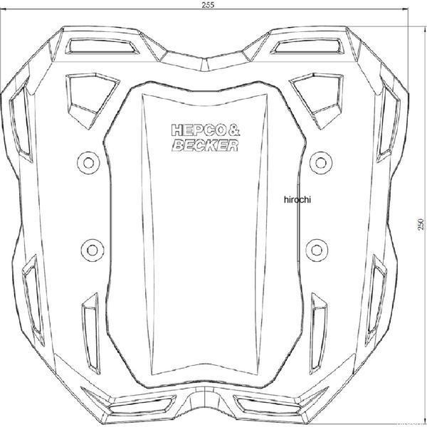 6809541 01 01 ヘプコアンドベッカー スマートラック ブラック 23年-25年 ホンダ CB750 ホーネット HD店の画像