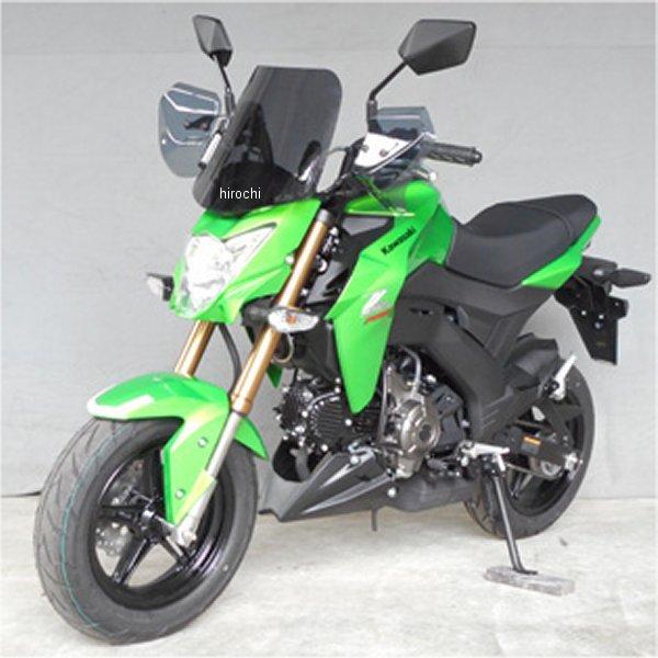 【メーカー在庫あり】 KZ-03 旭風防 ミドルスクリーン Z125PRO スモーク HD店_1