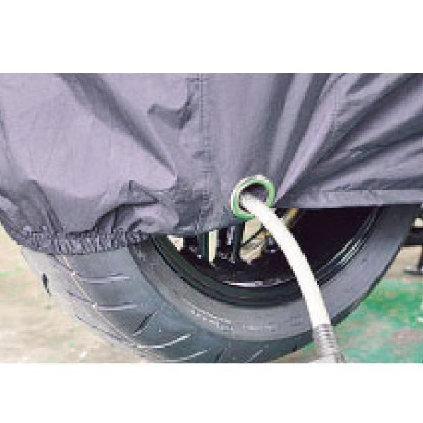 【メーカー在庫あり】 4560163752353 AK-100 コミネ KOMINE スポーツバイクカバー ブラック Lサイズ HD店の画像