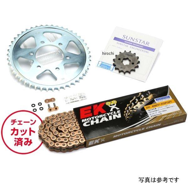 KE22137 サンスター スプロケット＆チェーンキット 428 00年-04年 SEROW225WE ゴールド HD店